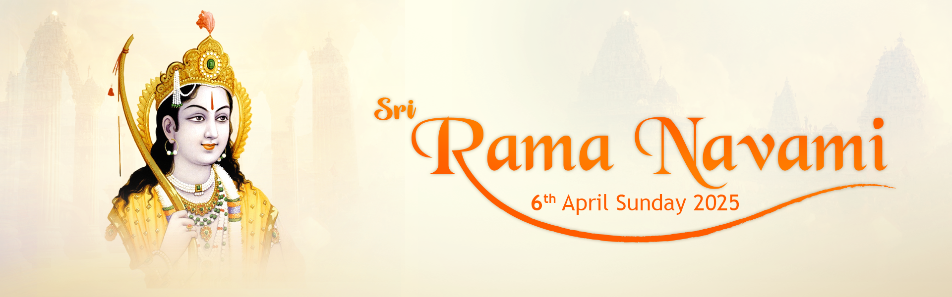 Ram Navami 2025 Banner