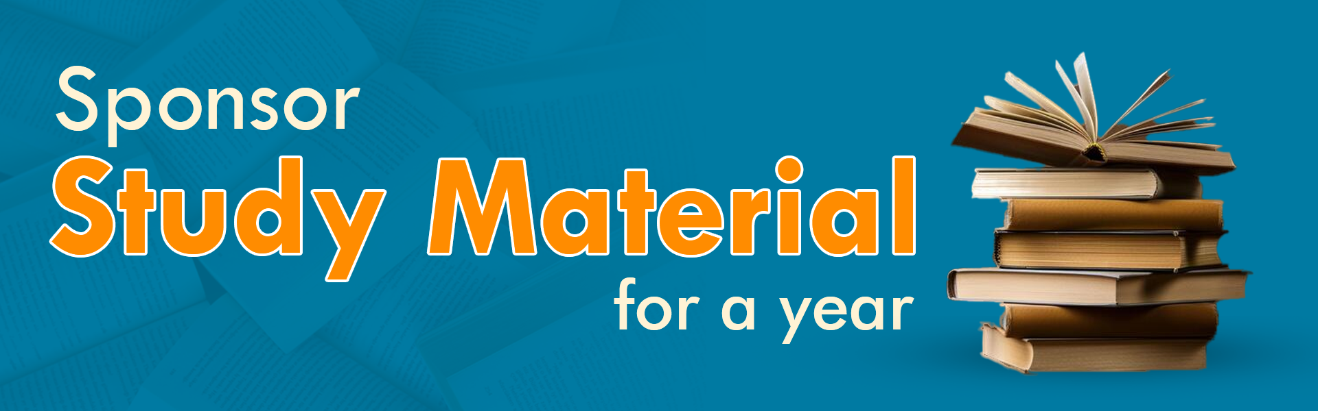Sponsor Study Material For One Year 1920x600
