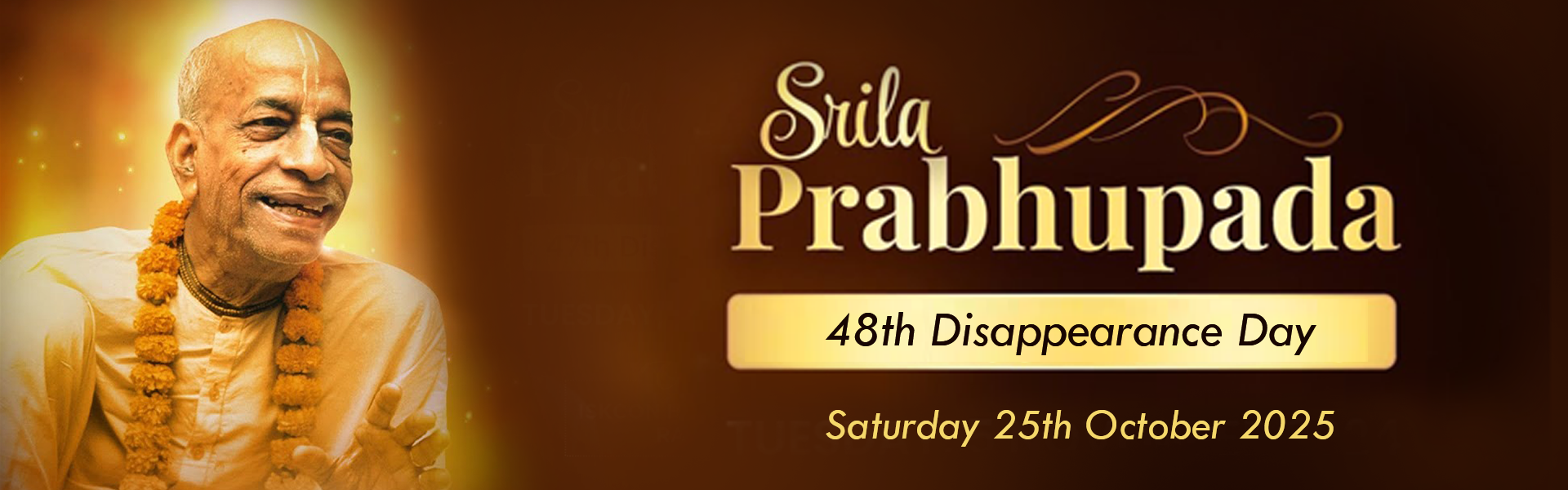 Disappearance Day of Srila Prabhupada 2025